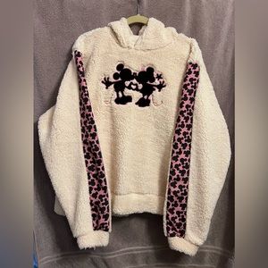 Mickey & Minnie Fleece Pullover Hoodie